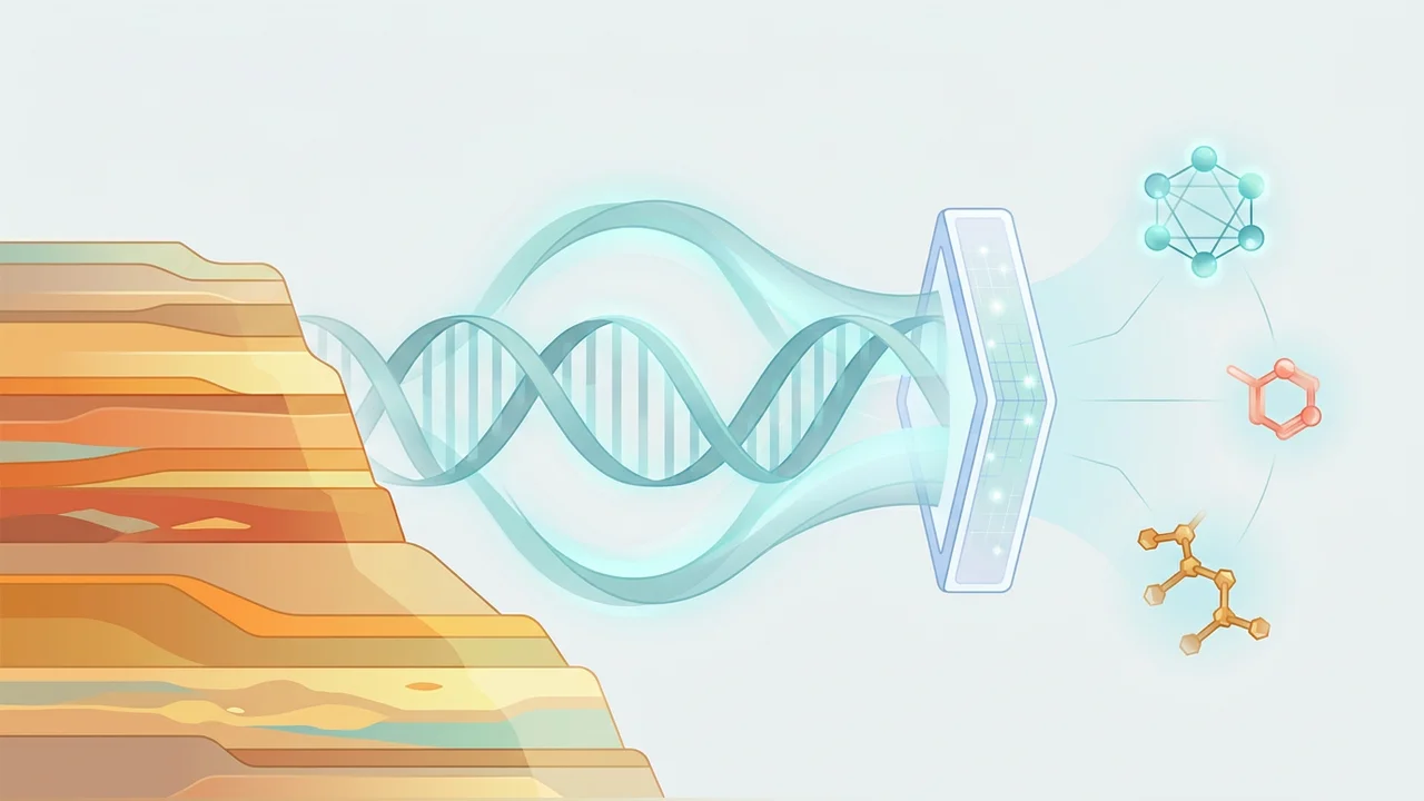 Metagenomics-based surface prospecting — project cover
